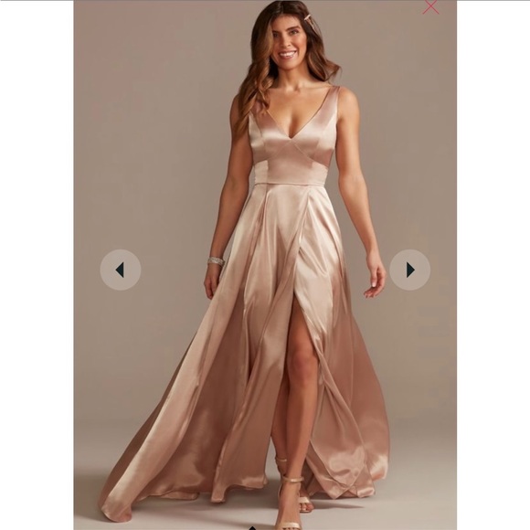 David's Bridal Dresses & Skirts - David’s Bridal Galina Signature Charmeuse bridesmaid dress